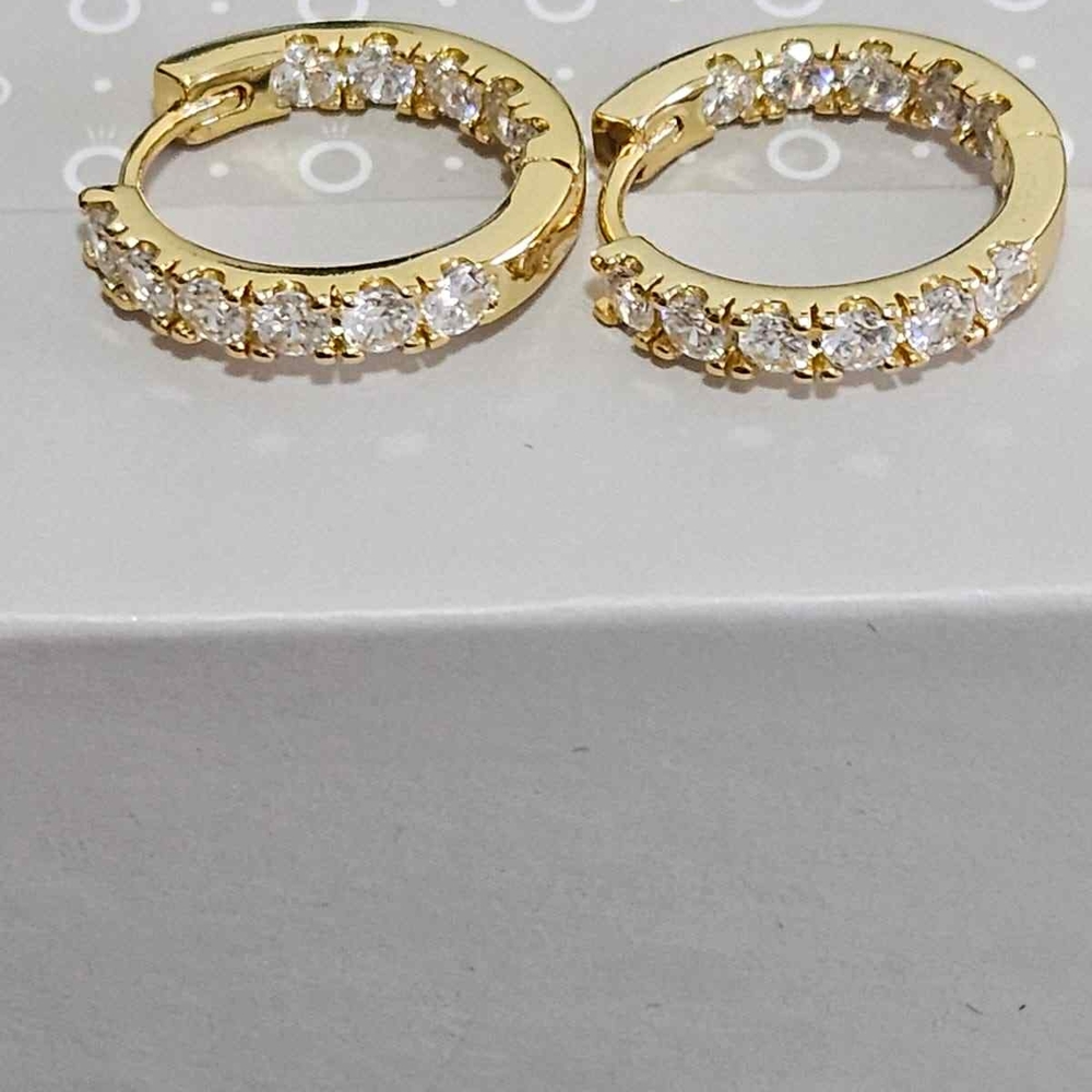 Pandora Gold and Silver Sparkle Hoop Earrings